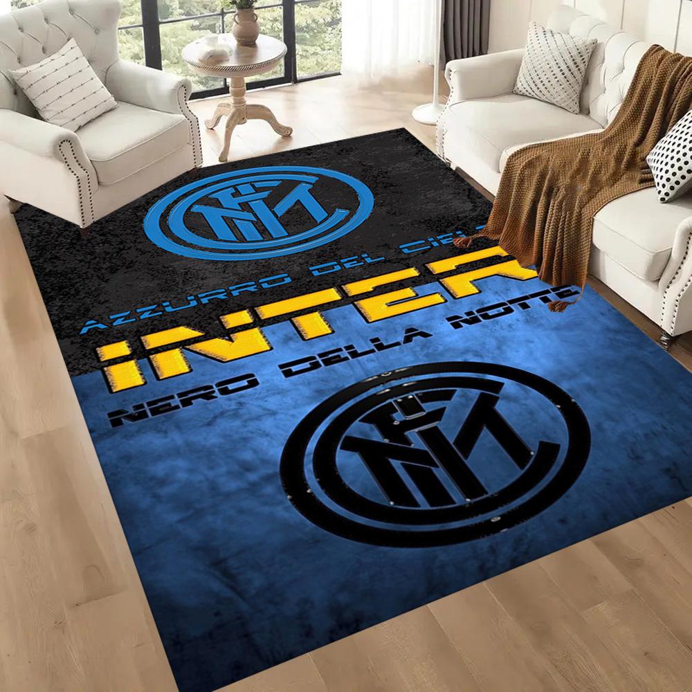 Inter Milan Floor Mat Perfect For Decorate Room Playrooms Game Room Outdoor Antislip Rug Decorate Offices Luxury Gift For Birthday Christmas Wedding