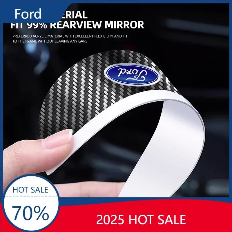 Горячее 2025 Горячее Для Автомобиля Ford Козырек от Дождя на Зеркало Заднего Вида Карбоновый Козырек от Солнца на Зеркало Заднего Вида Для Ford Ranger C-Max S-Max Foc