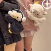 Dual-purpose Bag Children Backpack Plush Toy Animal Shoulder Bag Penguin Crossbody Bag  Gift