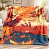 Naruto blanket Flannel Blanket Soft Cozy Plush Throw for Sofa Bed Lightweight Home Decoration Outdoor camping