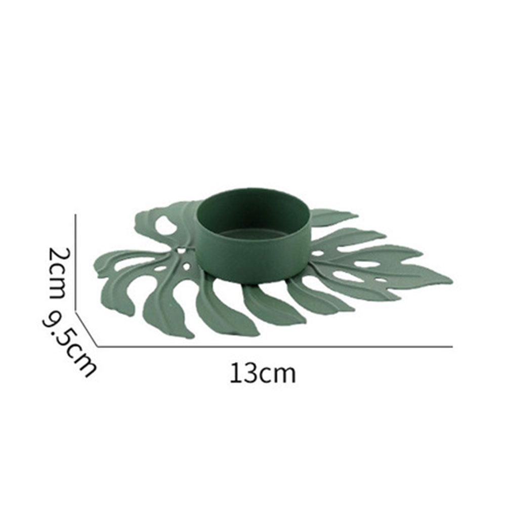 Подсвечники из металла в форме листа для домашнего декора, свадебные украшения, аксессуары, подсвечники для канделябра, центральный элемент, винтаж