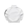 Fila Fusion Модный бренд Мать Принт Стойка Воротник Спортивный Оверсайз Пуловер Толстовка Женская толстовка Стандартный-Белый T11W342207F-WT