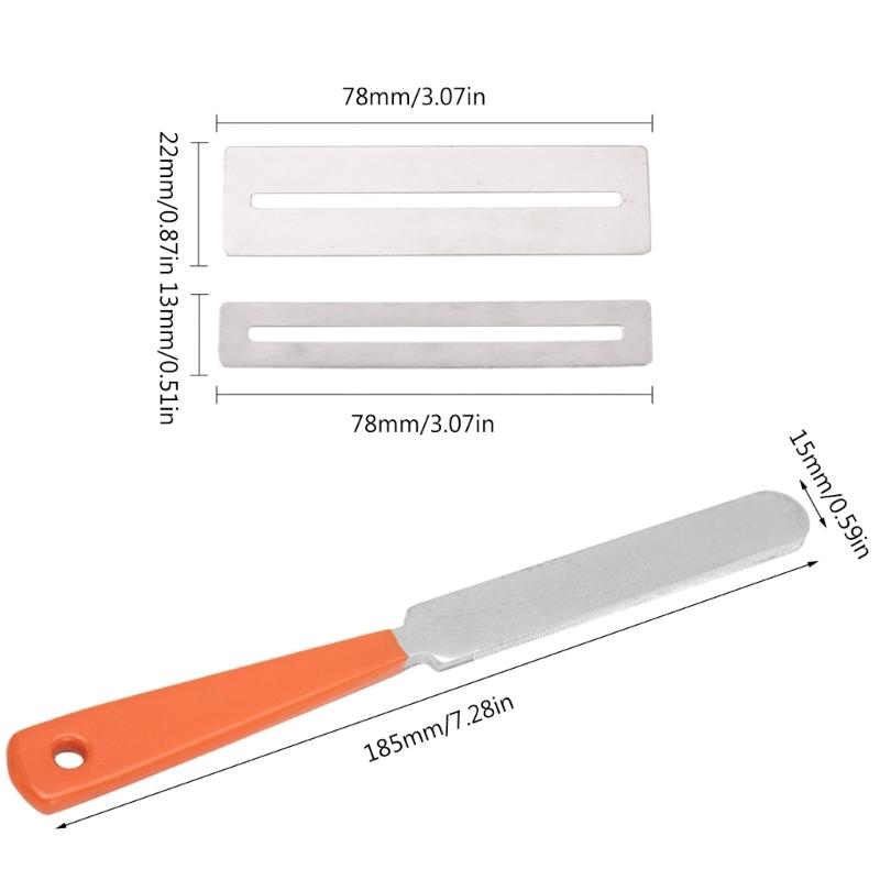 Напильники для ладов гитары с защитной прокладкой Инструмент для ремонта гитары и изготовления гитар Прочный