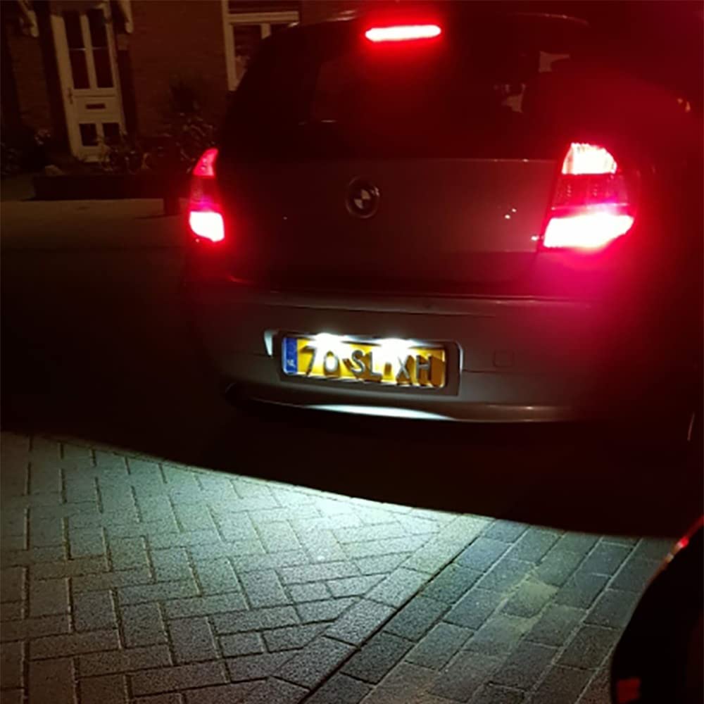 Светодиодная лампа подсветки номерного знака, 1 пара, автомобильная светодиодная лампа подсветки номерного знака для