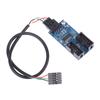1Pc Usb 9 Pin Interface Header Motherboard Extension Splitter 1 To 2 Cable Desktop Usb2.0 Hub Connectors Adapter Port