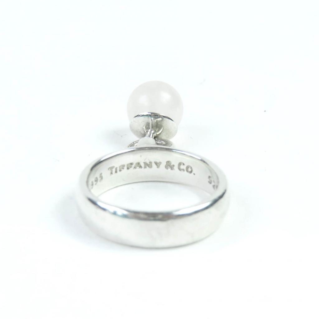 Great TIFFANY&Co. Ring Balloon Dangle Ring quartz Silver SV925 Women Used
