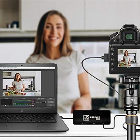Карта захвата TreasLin, USB 3.1, Устройство захвата HD видеоигр 1080P 60fps с входом IC, Совместимо с Win7 8 10 Mac Linux OBS Youtube