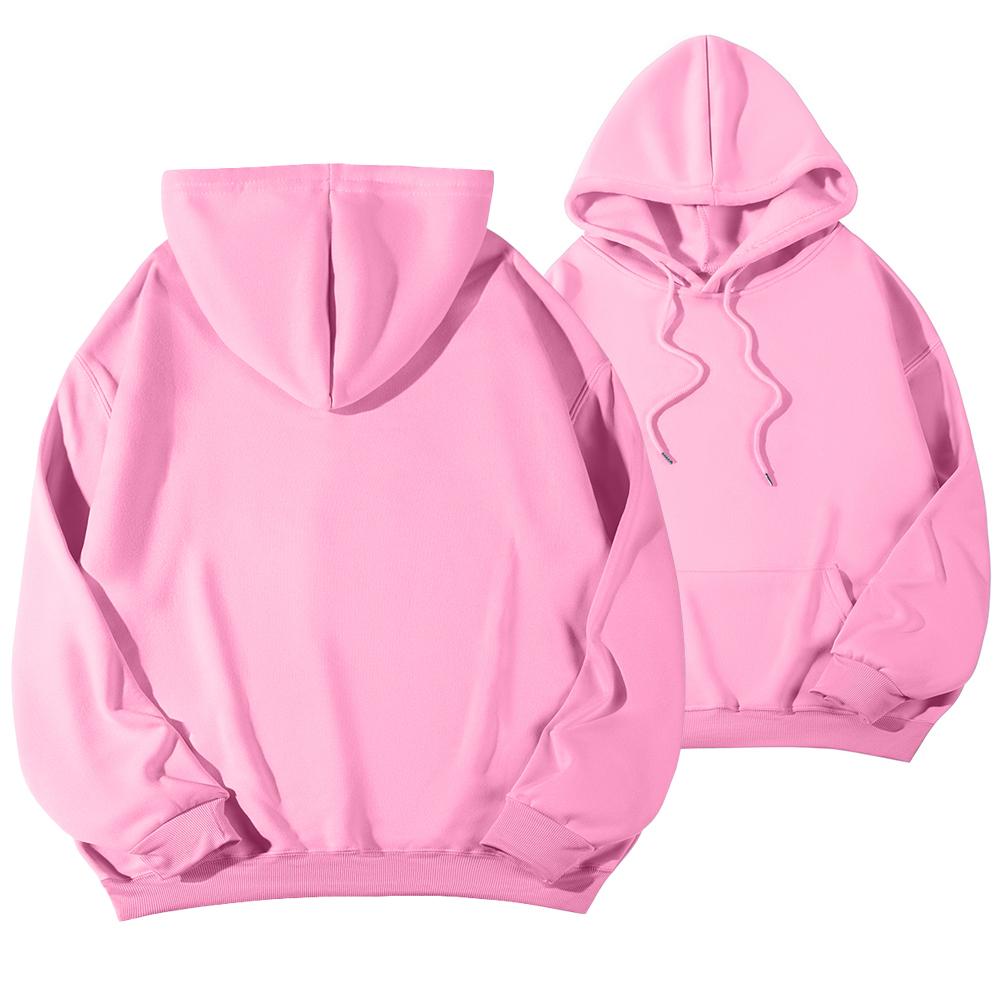 DIY Patterned Custom Logo Men's Hooded Sportswear Jacket Women's Yoga Sweatshirt Solid Color Hoodie Fashion XS-5XL Plus Size