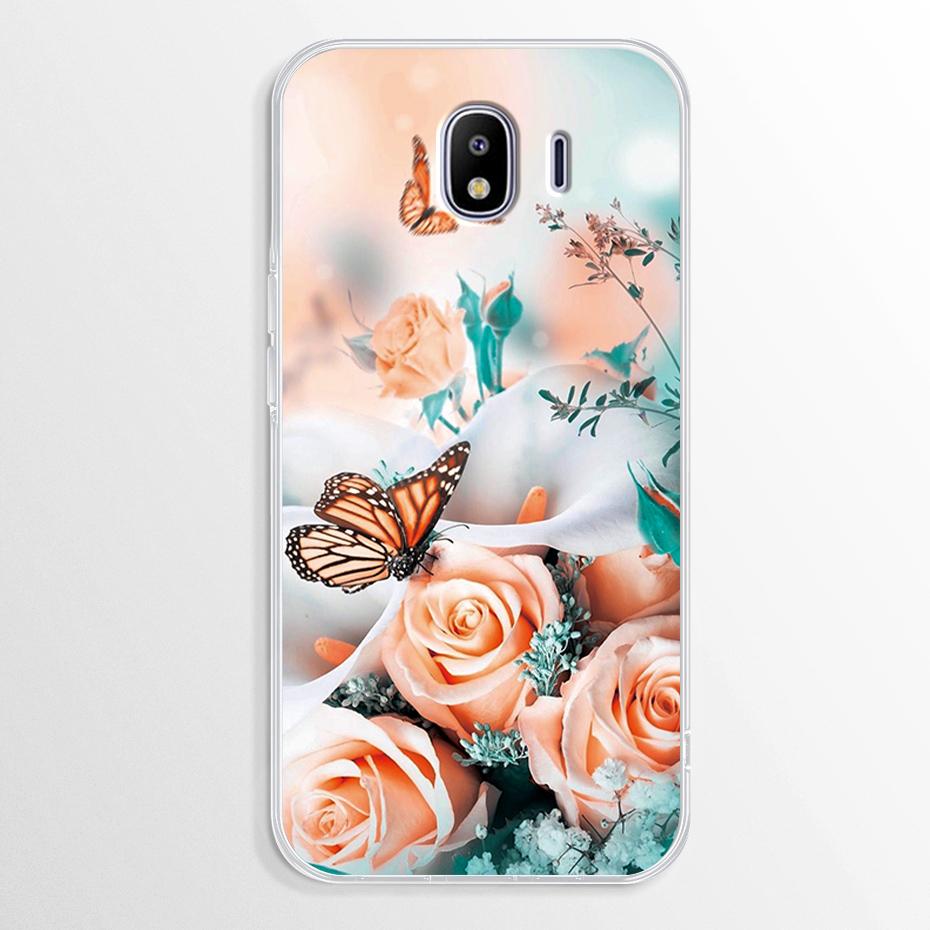 Мраморный чехол для Samsung Galaxy J4 2018 Чехол J400 J400F Мягкая ТПУ крышка для Samsung Galaxy J4 Plus J 4 J4+ Чехол J415F Fundas Чехол