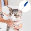 Soft Rubber Bristles Pet Massage Comb Dry and Wet Use Dog Bath Comb  Pet Grooming Brush Tool