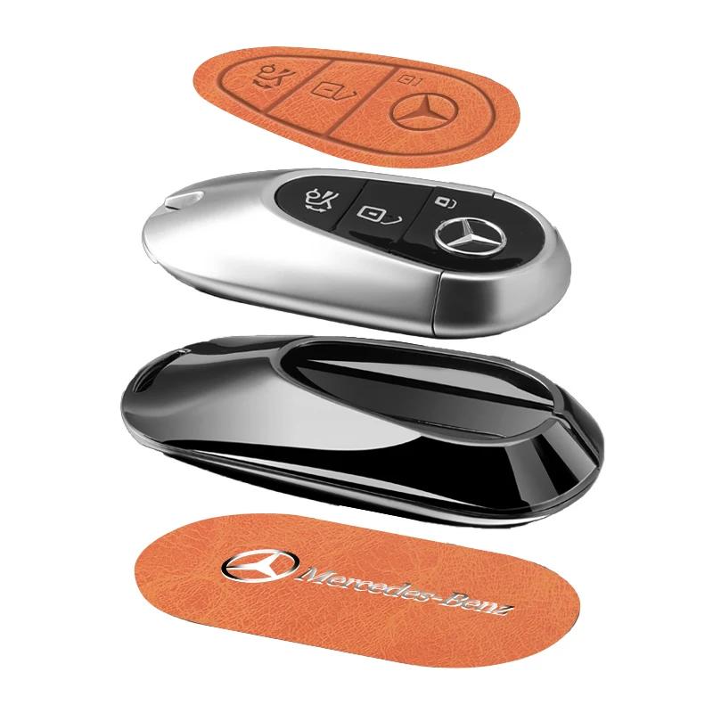 Car Remote Key Case Cover Shell Protector Fob Bag For Mercedes Benz C S Class W223 W206 Maybach S400 S450 S500 Auto Accessories CS1