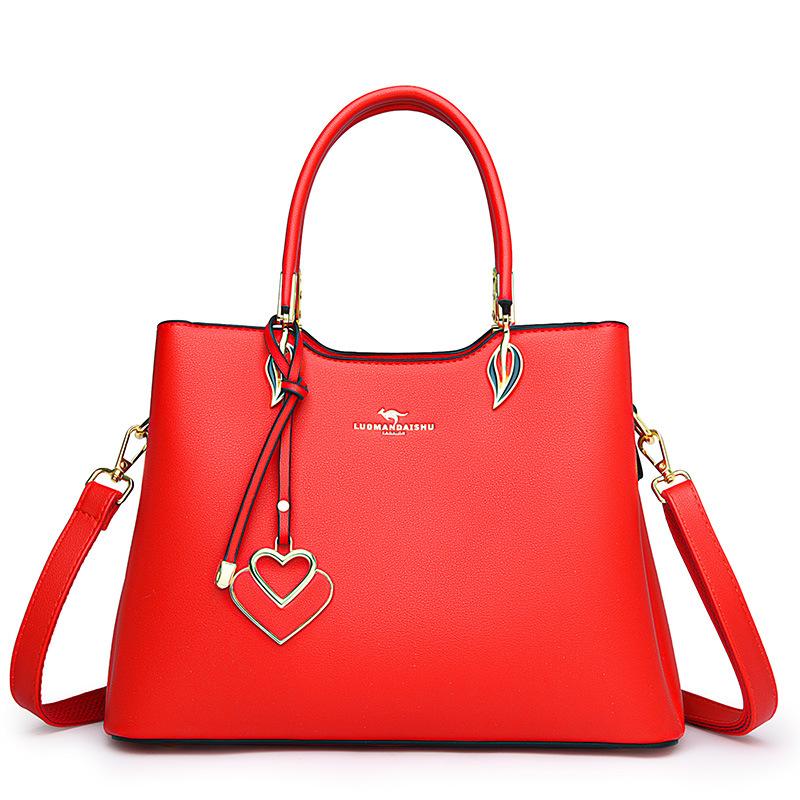 Women's bag 2026 new Korean fashion women's bag handbag versatile multi-layer shoulder messenger bag