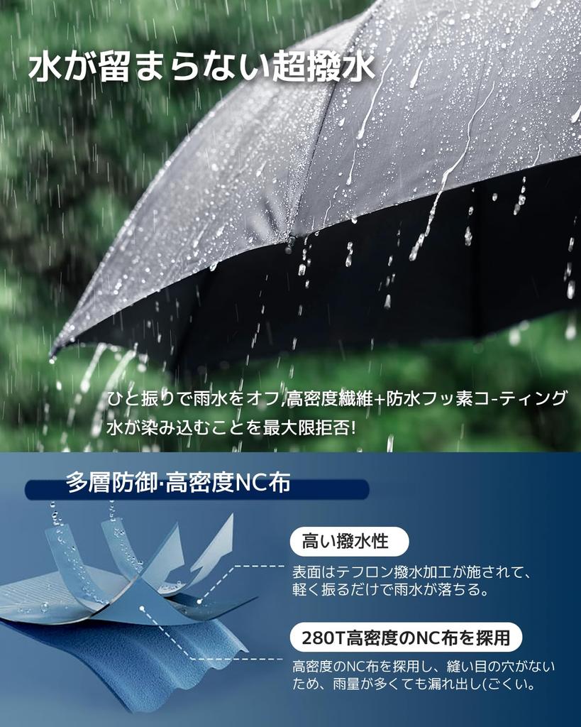 Shape Memory Folding Folds In 3 8 Automatic Opening and Automatic Opening and Folding Folding Water Strong Wind Easy To Carry Umbrella, Seconds,