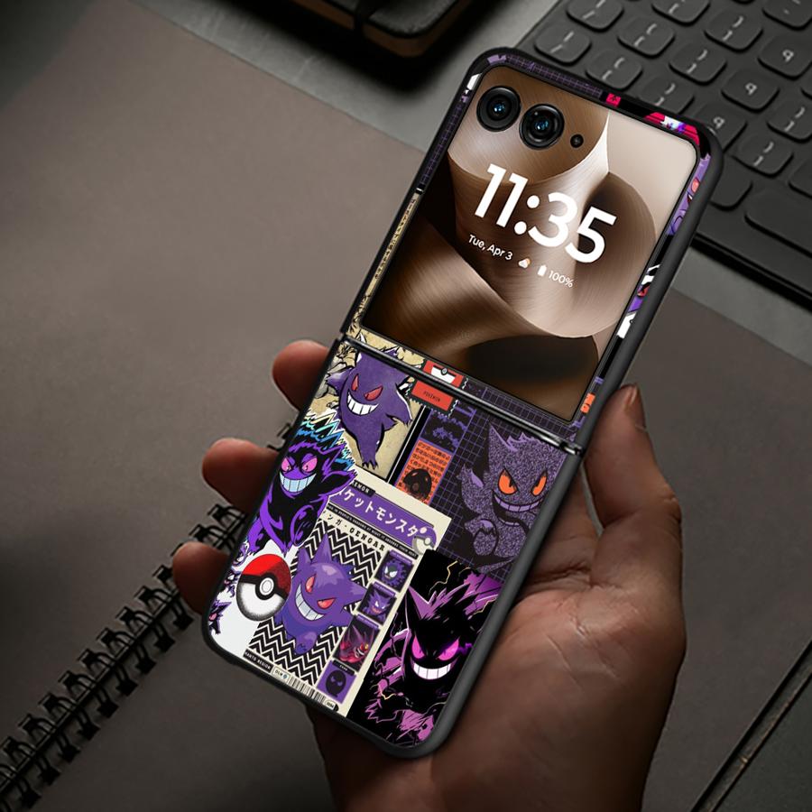 Back Phone Cover Luxury Funda Case for Motorola 50 50/60 60 Ultra Cartoon Hot Pokemon