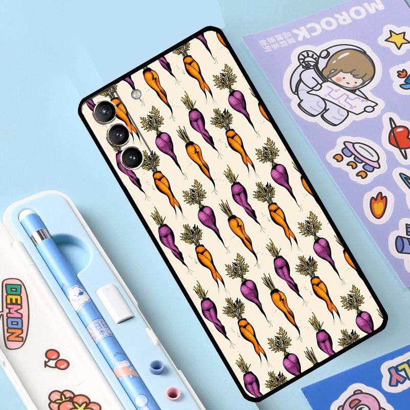 Морковь Овощной Чехол для телефона для Samsung Galaxy S23 S21 S22 Ultra Plus Note 10 20 S8 S9 S10 Plus S20 FE Чехол