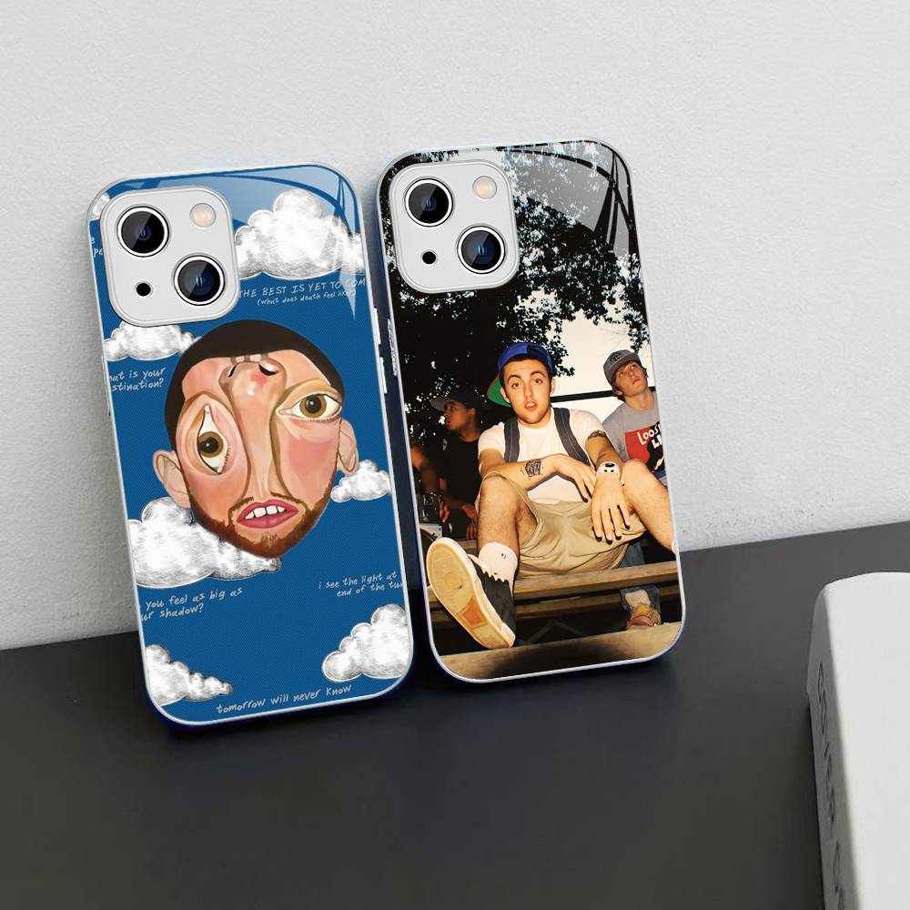 Крутое закаленное стекло M-mac Miller для iPhone 14 13 12 11 Pro Mini XS MAX 14Plus X XS XR Чехол