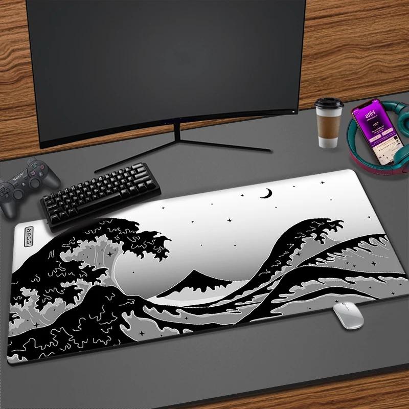 Японский розовый сакура коврик для мыши игровой офисный Фудзи вишневый цвет коврик для мыши XXL коврик для клавиатуры нескользящий ковер для стола ноутбука компьютера