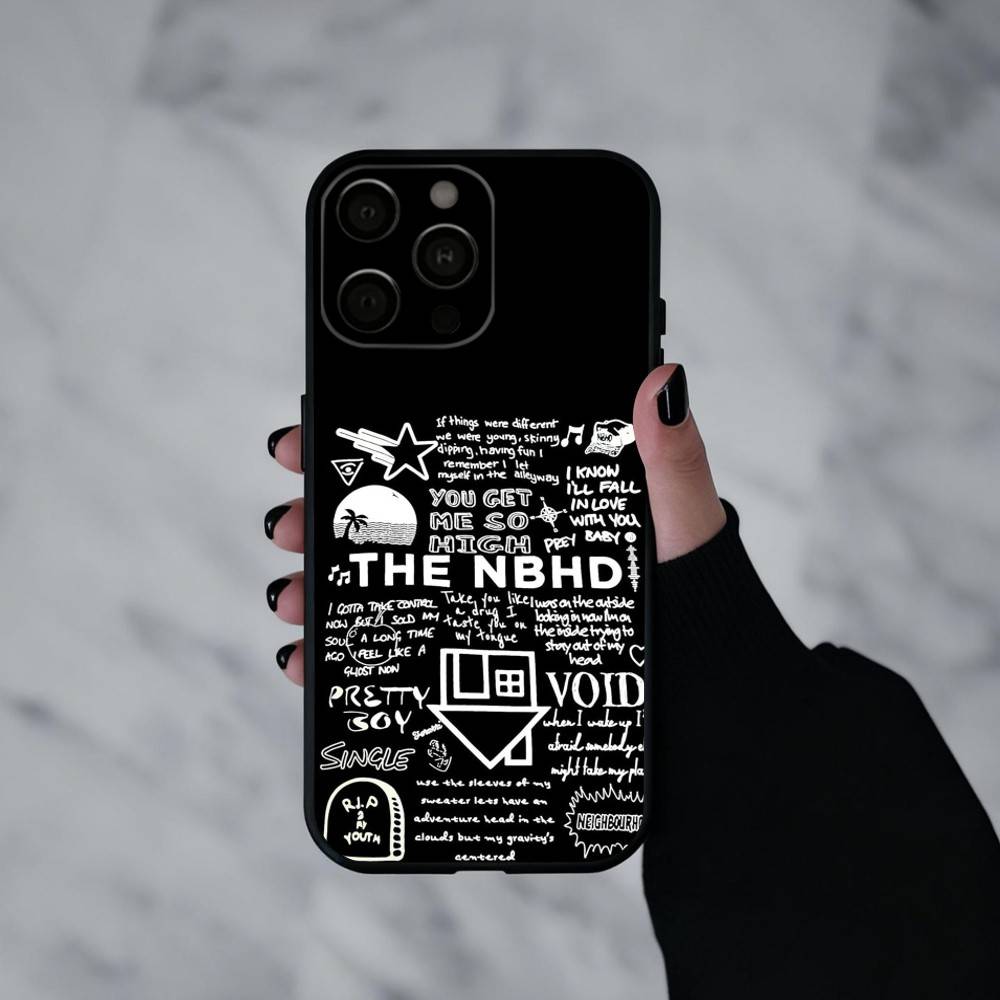 Чехол для телефона Band NBHD The N-Neighbourhood-D для iPhone 17pro,16,15,14,13,12,11 Plus,Pro Max,XS, Мягкий силиконовый черный чехол