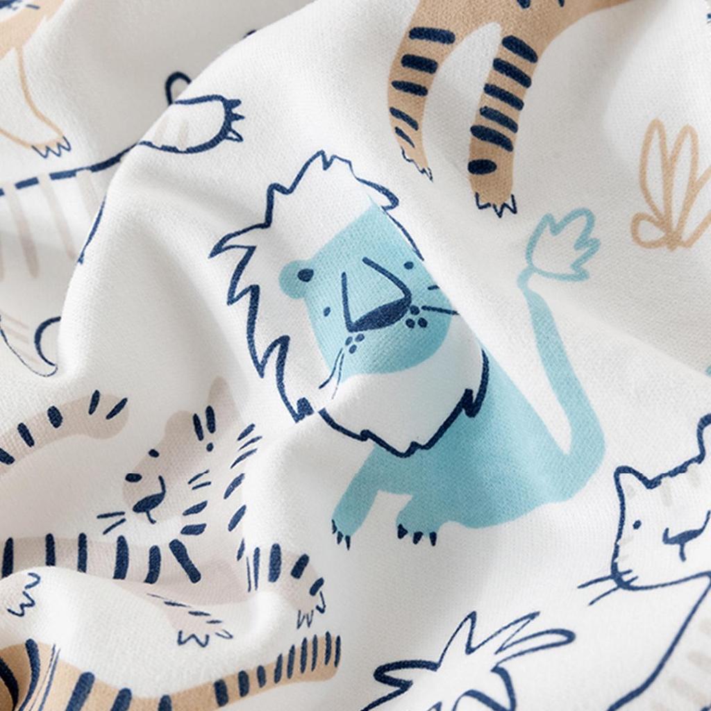 Детские штанишки из чистого хлопка с высокой талией и защитой живота - Весенне-осенний стиль