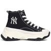 New MLB Chunky High Padding Mono Yankees 'Black White' 3ASHU4216-50BKS