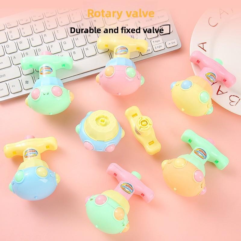 Colored Press Candy Type Rotating Gyroscope With Lighting Function Toy Children