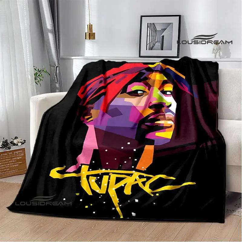 2PAC хип-хоп певица модное одеяло с принтом теплое одеяло мягкое и удобное одеяло домашнее дорожное одеяло подарок на день рождения