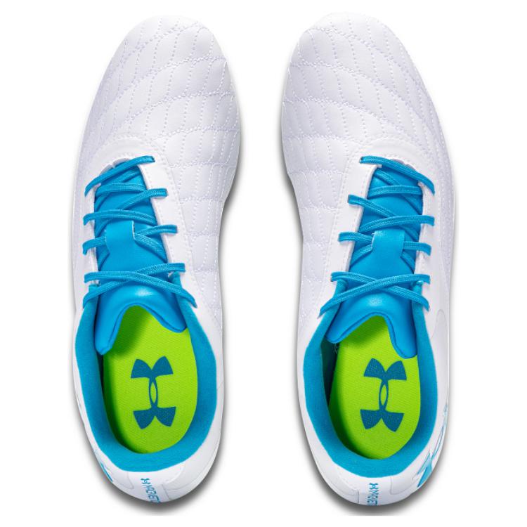Under Armour Кроссовки унисекс Magnetico Select 3 FG White High Vis Yellow Capri 3027039-102