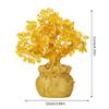 Creative Citrine Lucky Tree Chinese Feng Shui Money Tree Fortune Tree For Desktop Ornament Home Decoration Gifts