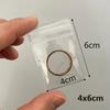 1/10/30pcs Transparent PVC Jewelry Storage Pouches with Zip Lock Closure - Anti-Oxidation, Clear Visibility, Reusable