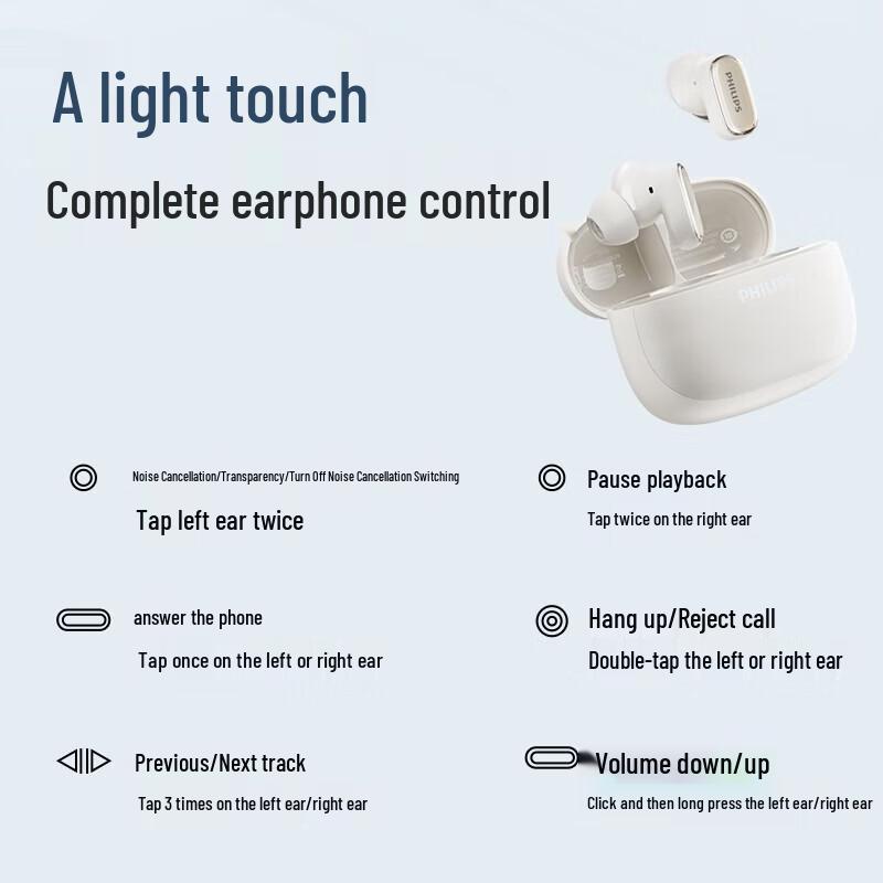 Philips True Wireless Bluetooth-наушники TAT2569