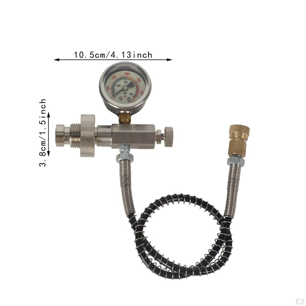Заправочная станция, зарядный адаптер, баллон для заправки, бутылка с манометром, для водных видов спорта, большой