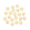 10-20pcs Stainless Steel Charms Pendant Round Stamping Blank Stamping Dog Tag Charms For Necklace DIY Jewelry Making Wholesale