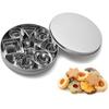 24Pcs/set Stainless Steel Mini Cookie Cutter Biscuit Cookie Mold Christmas Pastry Slicers Baking Tools