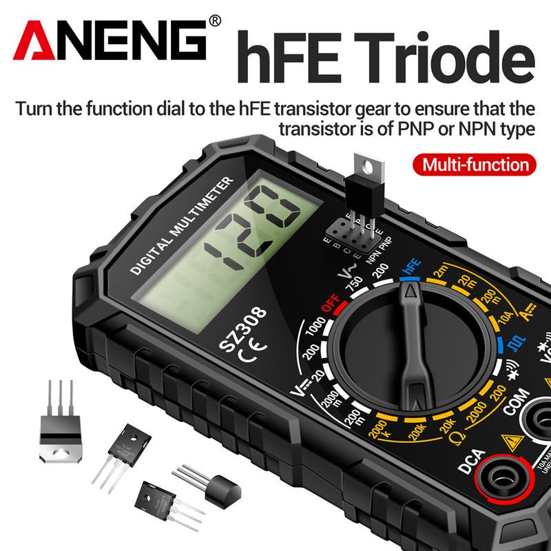 Multimeter Tester Pen Suit ANENG SZ308+B15 Multimeters 1999 Counts 24-250V Voltage Detector Meter Diagnostic Breakpoint Finder