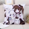 Pillow Cases Decorative Pillows Covers NekoPara Cushion Cover Pillowcase Pillowcases Fall Decor Car Decoration Sofa