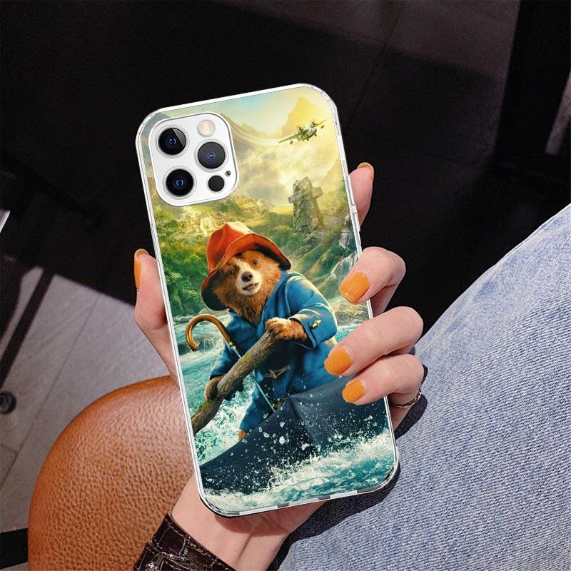 Cute P-PaddingtonS Bear Phone Case For iPhone 13 12 Mini 11 Pro Max XS XR X SE 7 8 Plus 5S 5 6S 6 Gift Print Cover Fundas