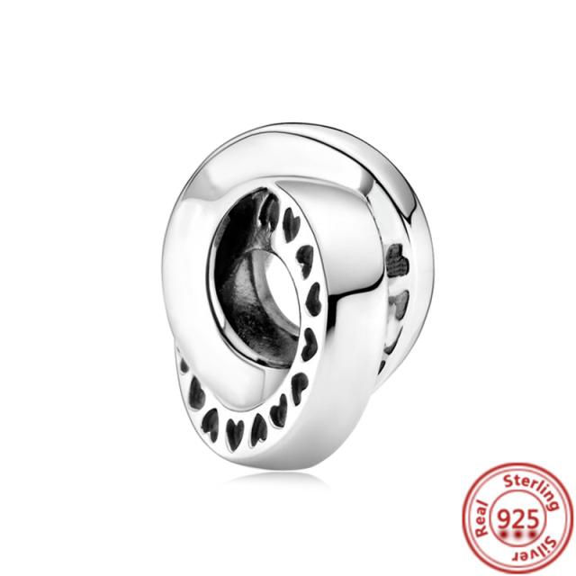 925 Silver Animal Character Love Series Clip Beads Pendant Fit Original  Charm Accessories Bracelet for Women DIY Jewelry