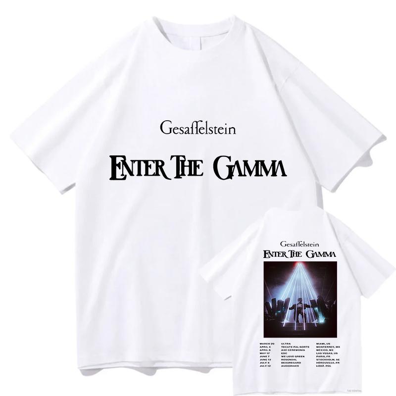 2026 Gesaffelstein Enter The Gamma TShirt Unisex Fashion Funny Summer Vintage Casual Aesthetic Spring Summer Short Sleeve Tops