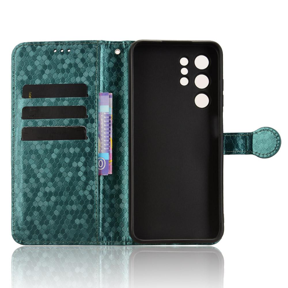 Для Oukitel C61 Pro/C61 Чехол-кошелек Тиснение в виде точек Искусственная кожа Чехол для телефона с ремешком на запястье