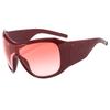 Vintage YK sunglasses oversized frame outdoor sunglasses female Internet celebrity UV protection fashion advanced sense sunglasses