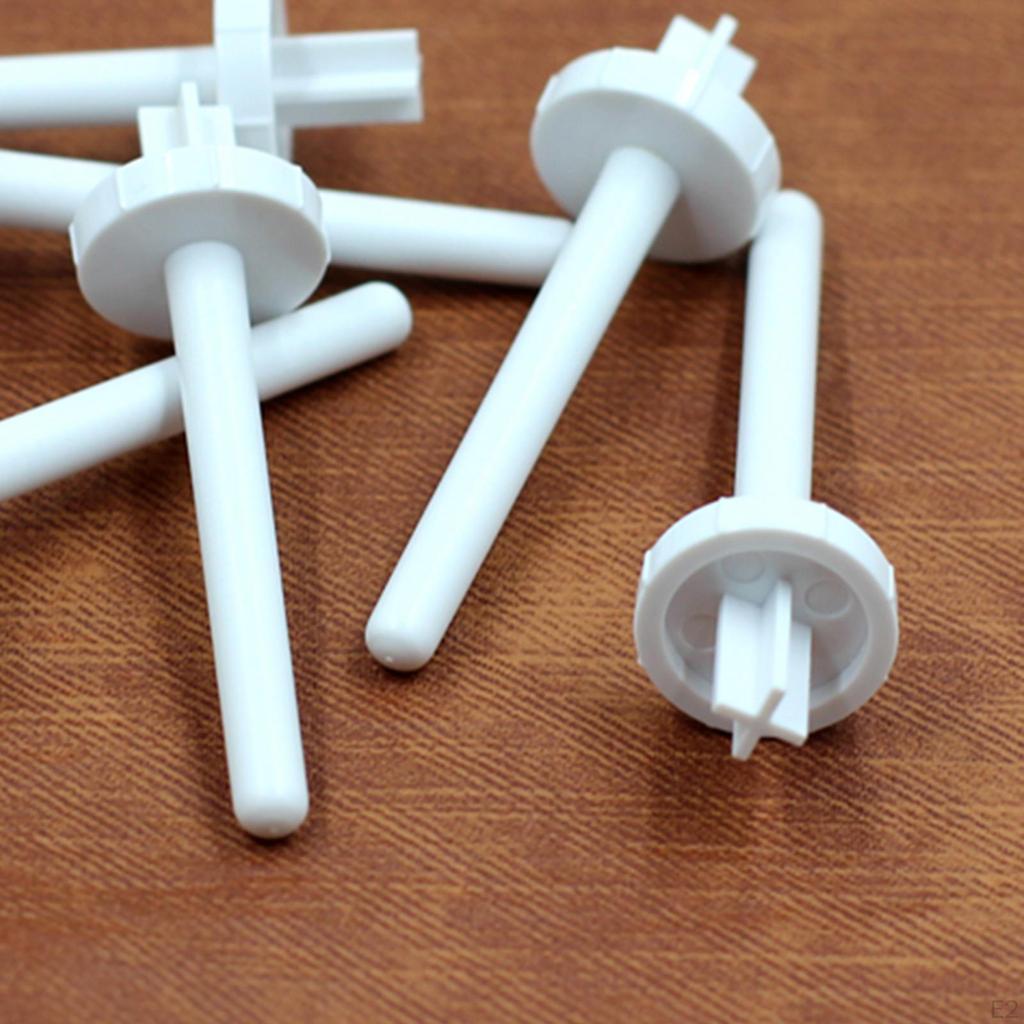 6x Spool Pins Home Sewing Machine Accessories Bobbin Embroidery Spoon Stand Holder Fits for Singer
