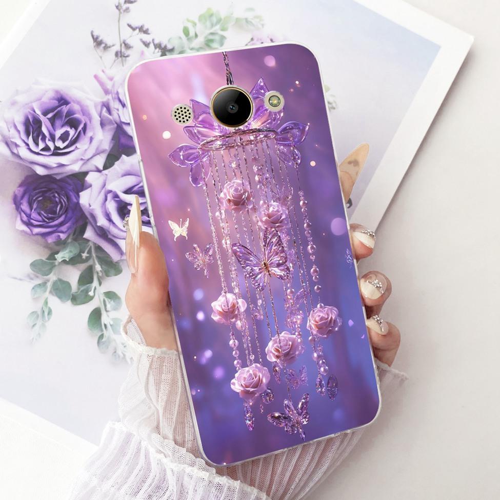 Casing For Huawei Y3 2018 Cover For Huawei Y3 2017 Case Aesthetic Luxury Cute Cat Fashion Butterfly Funny Painted Casing