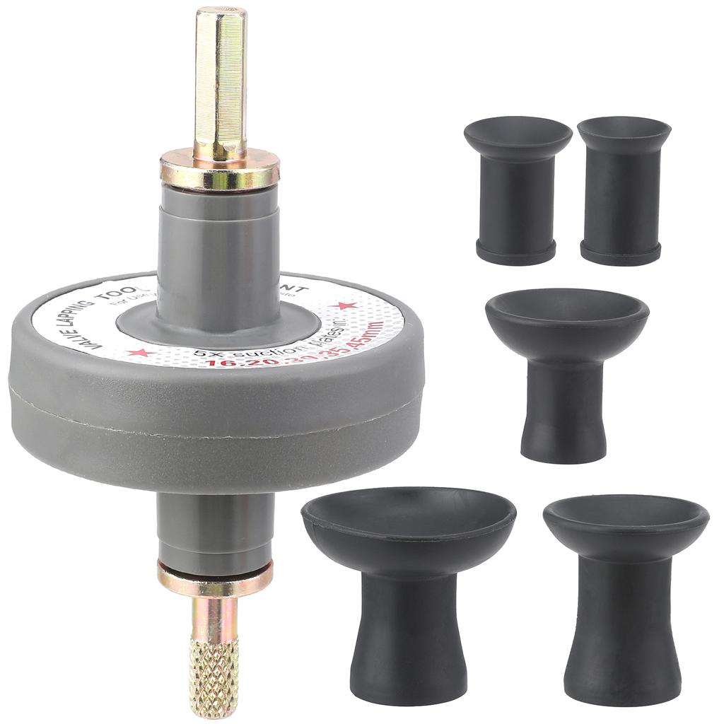 Набор инструментов для притирки клапанов, Насадка для притирки клапанов для дрели, Набор для притирки клапанов малого двигателя с 5 присосками