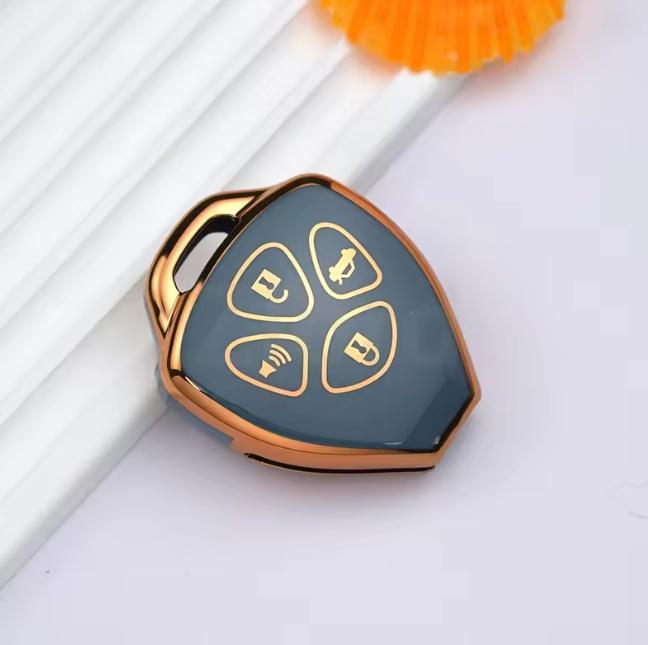 2 Buttons TPU Key Case Cover for TOYOTA Corolla Hilux Vitz Rav4 Aqua Camry Land Cruis Remote Key Shell Fob