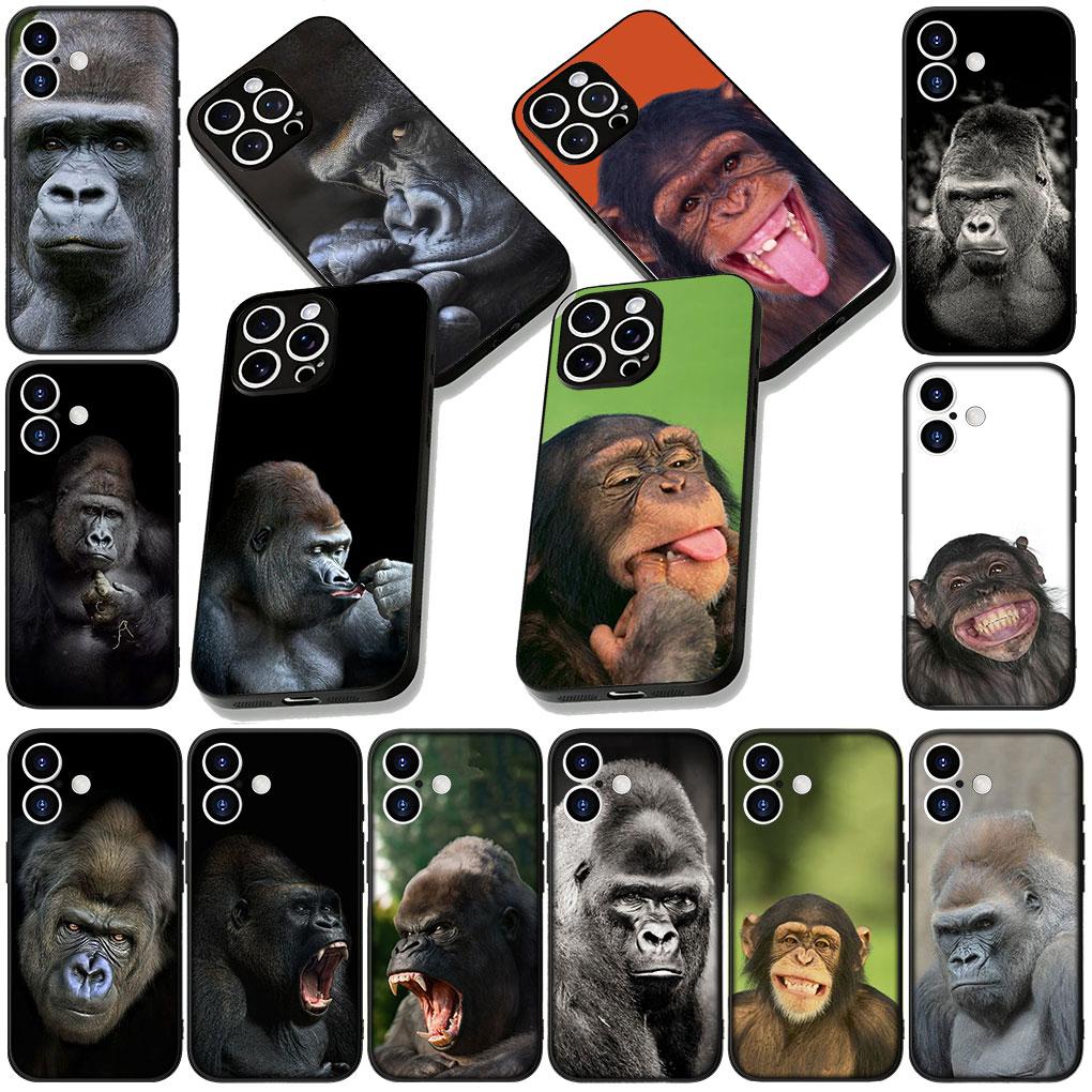 Monkey Gorilla Ape Baby Cute Phone Cover for Huawei P30 P20 Mate 10 20 Lite Pro Y7 Y8S Y9A Y9 Prime P Smart 2019 Soft Case