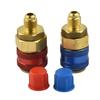 A/C R134a Quick Coupler Adapter Car High & Low Side HVAC SAE Male Flare Fitting