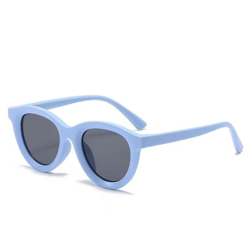 Детские круглые солнцезащитные очки Конфетные цвета Мальчик Девочка Защита UV400 Очки для глаз На открытом воздухе Спорт Путешествия Фото реквизит Детские солнцезащитные очки