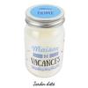 [Q3953] - 'Home Sweet Home' Mason Jar Scented Candle (Holiday Home) - 12. 7x7. 5cm