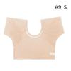 Ultra-Thin Breathable Armpit Sweat Pads Washable T-Shirt Shaped Discreet Underarm Pads for Business Trips 1Pc