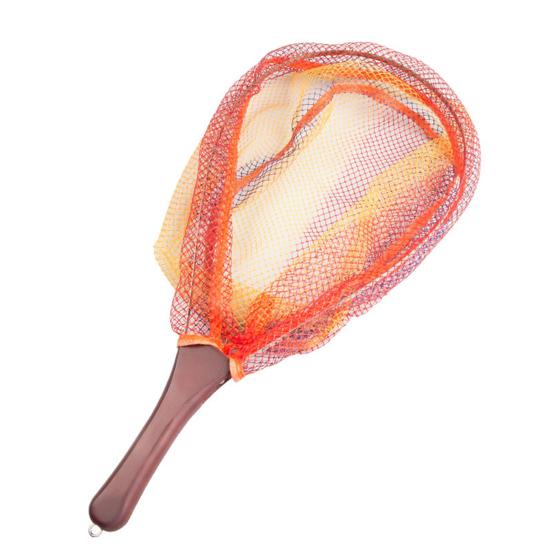 Fishing Net Bass Trout Landing Net with Wooden Handle Foldable Design Lightweight Portable Fish Catching Net